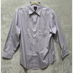 Jos A Bank Traveler Collection Tailored Fit Button Down‎ Dress Shirt 16 1/2 33